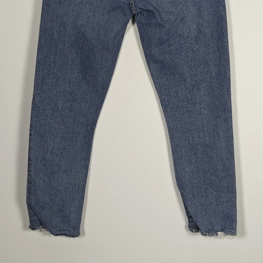 AGOLDE Toni Mid Rise Straight Medium Wash Blue Jeans Size 27 - Picture 13 of 16